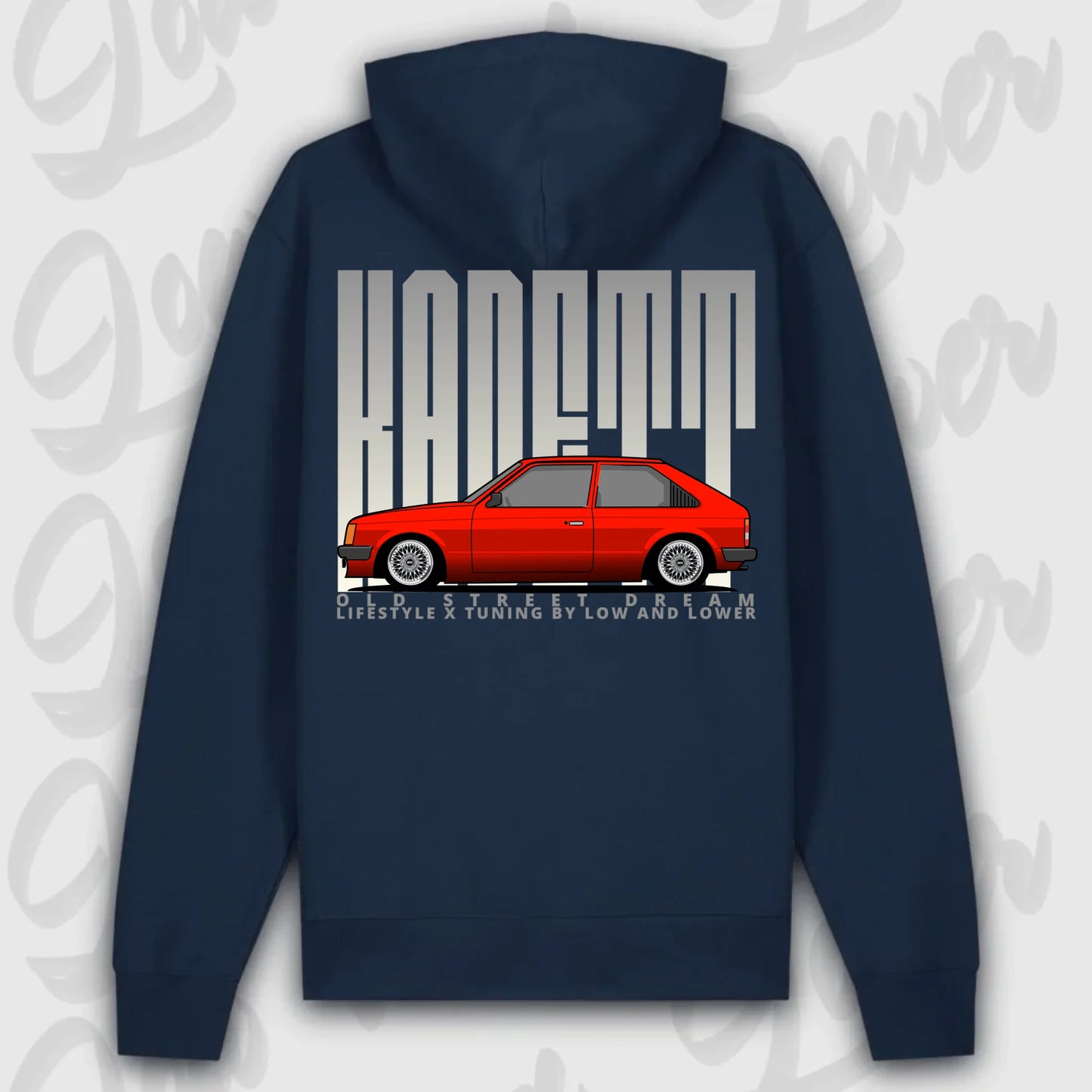 Mockup Premium Hoodie teeinblue - Shirt stand 2