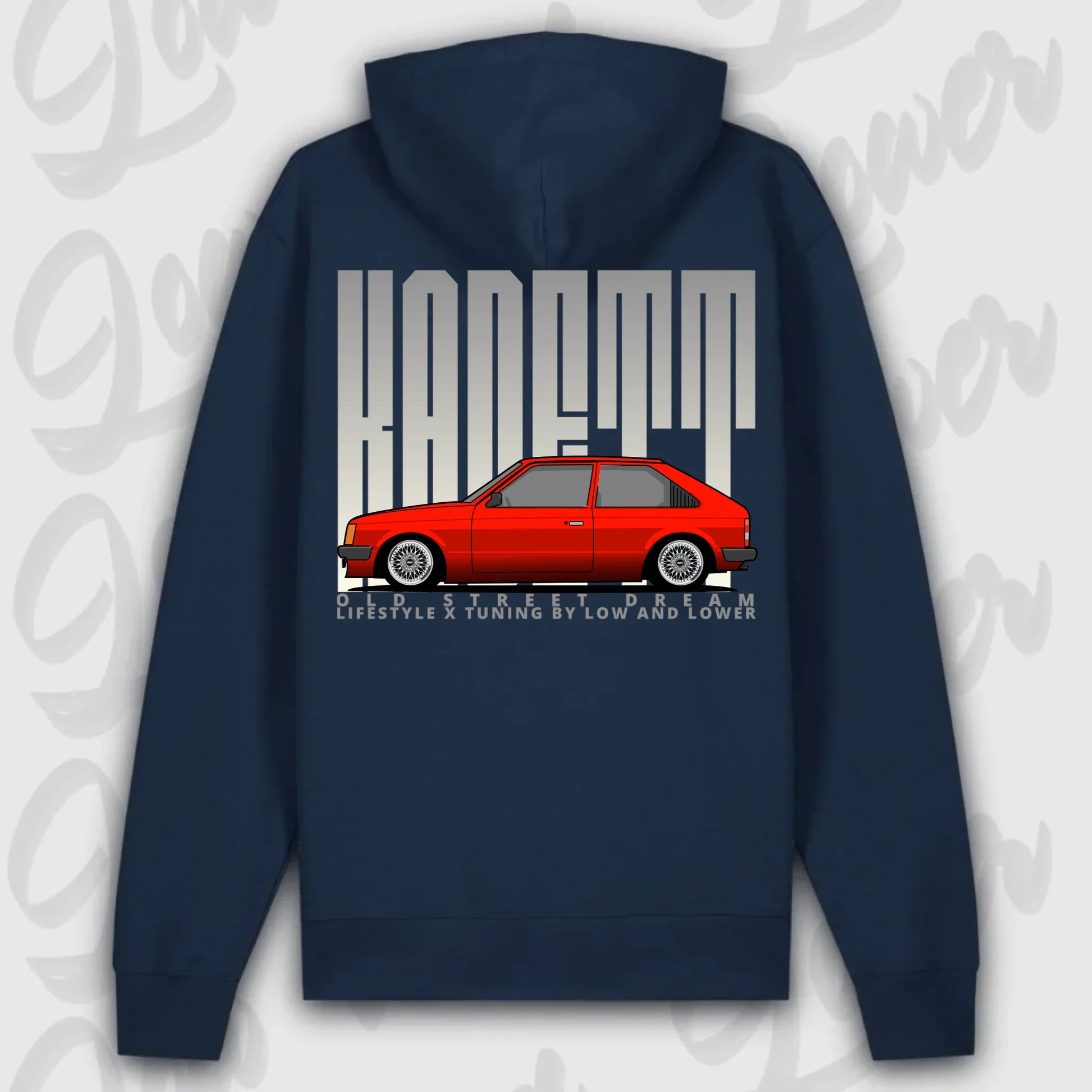 Mockup Premium Hoodie teeinblue - Shirt stand 2