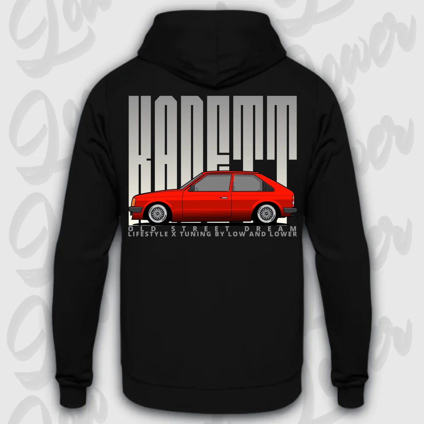 Mockup Stand hoodie teeinblue -      
