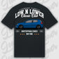 Mockup Stand shirt teeinblue - shirt Over 1
