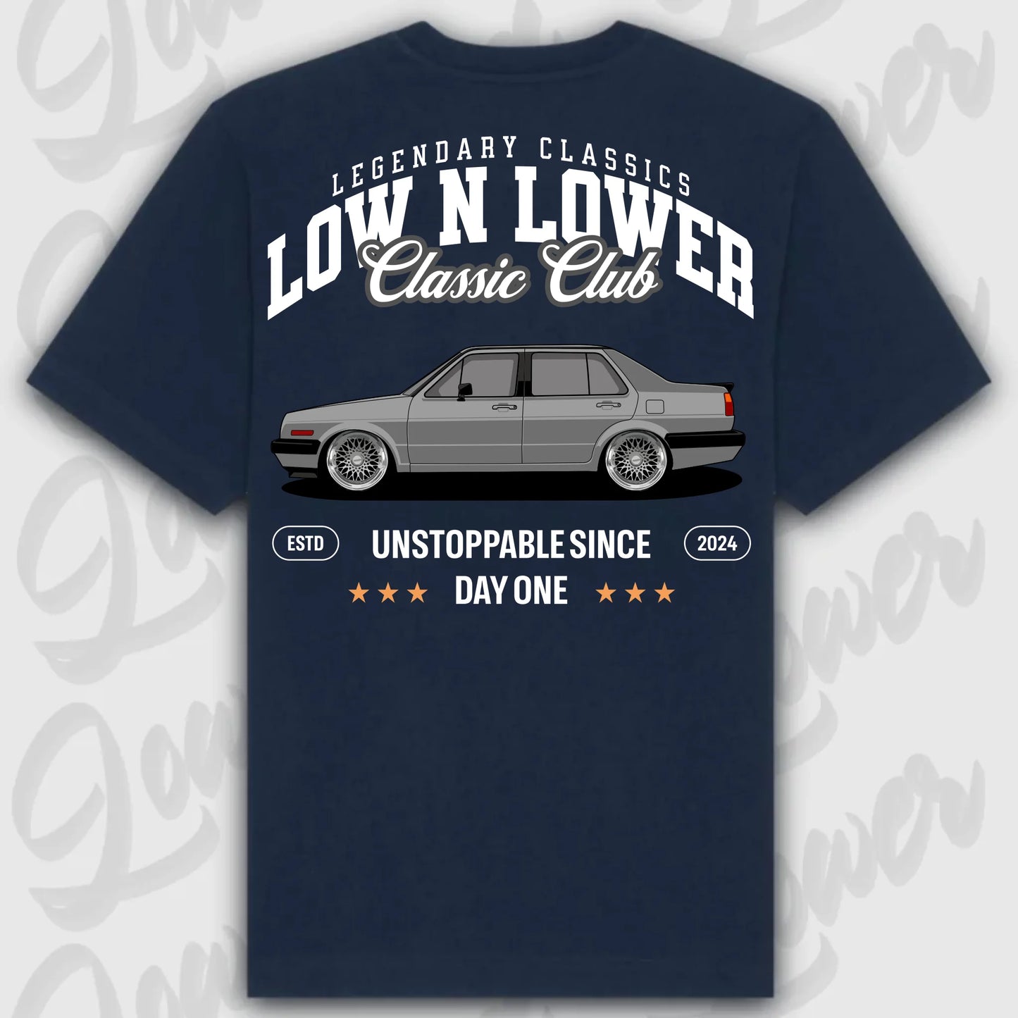 Mockup Stand shirt teeinblue - shirt 5