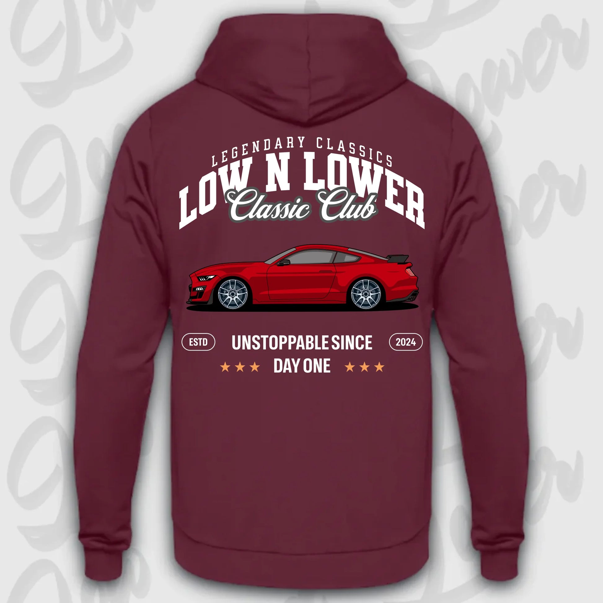 Mockup Stand hoodie teeinblue - Shirt 4