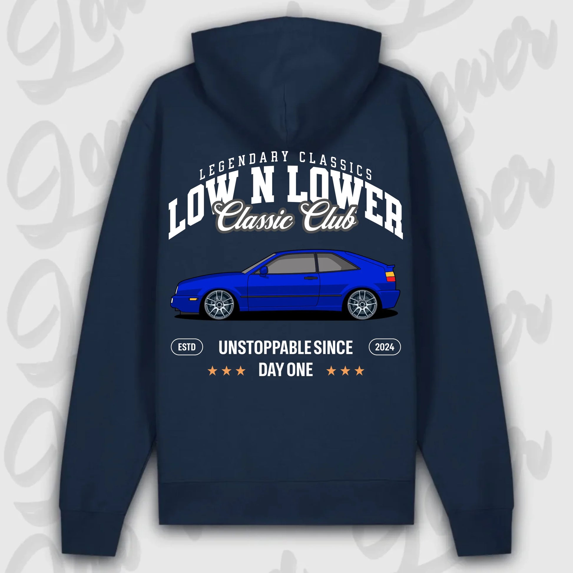 Mockup Premium Hoodie teeinblue - Shirt stand 2