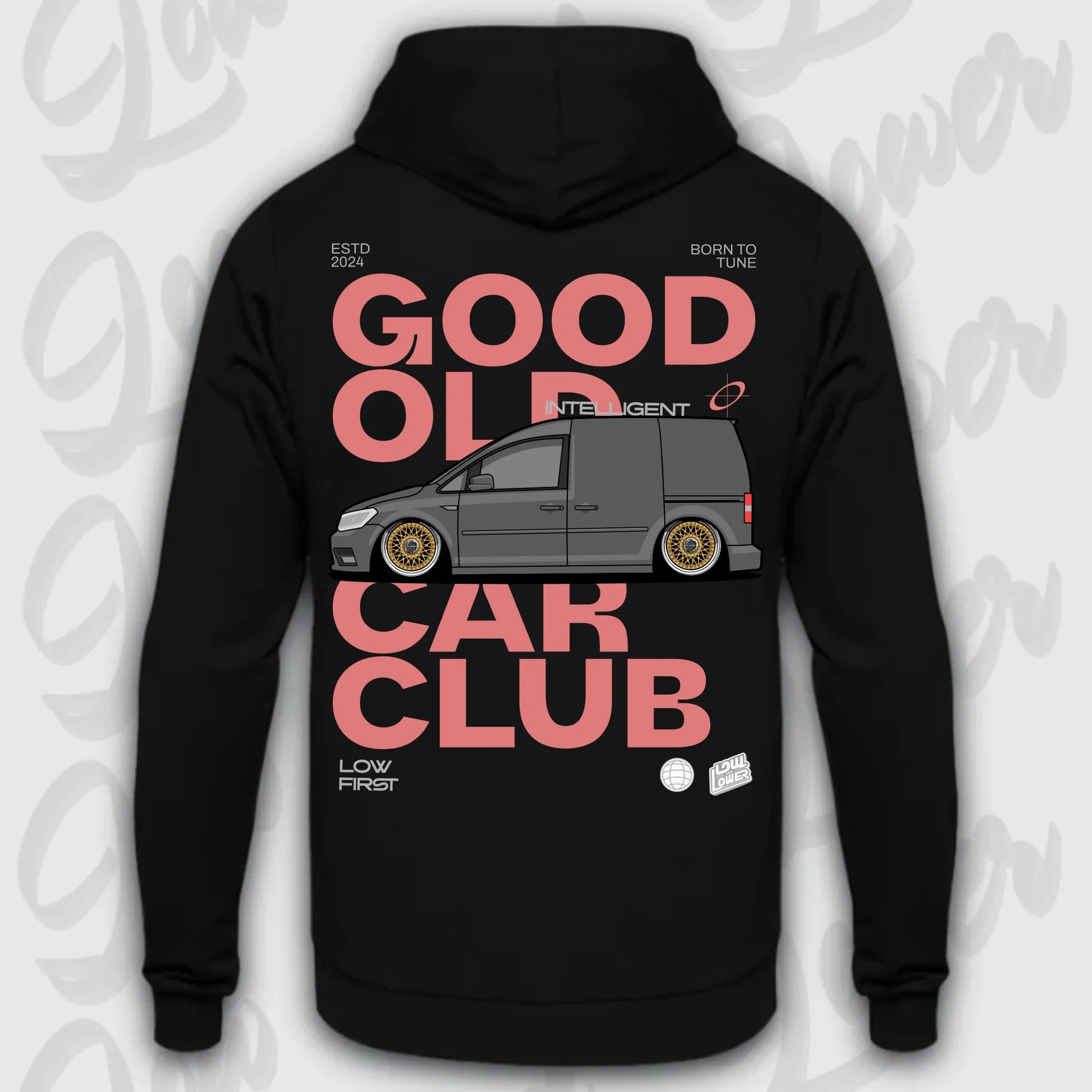 Mockup Stand hoodie teeinblue -      
