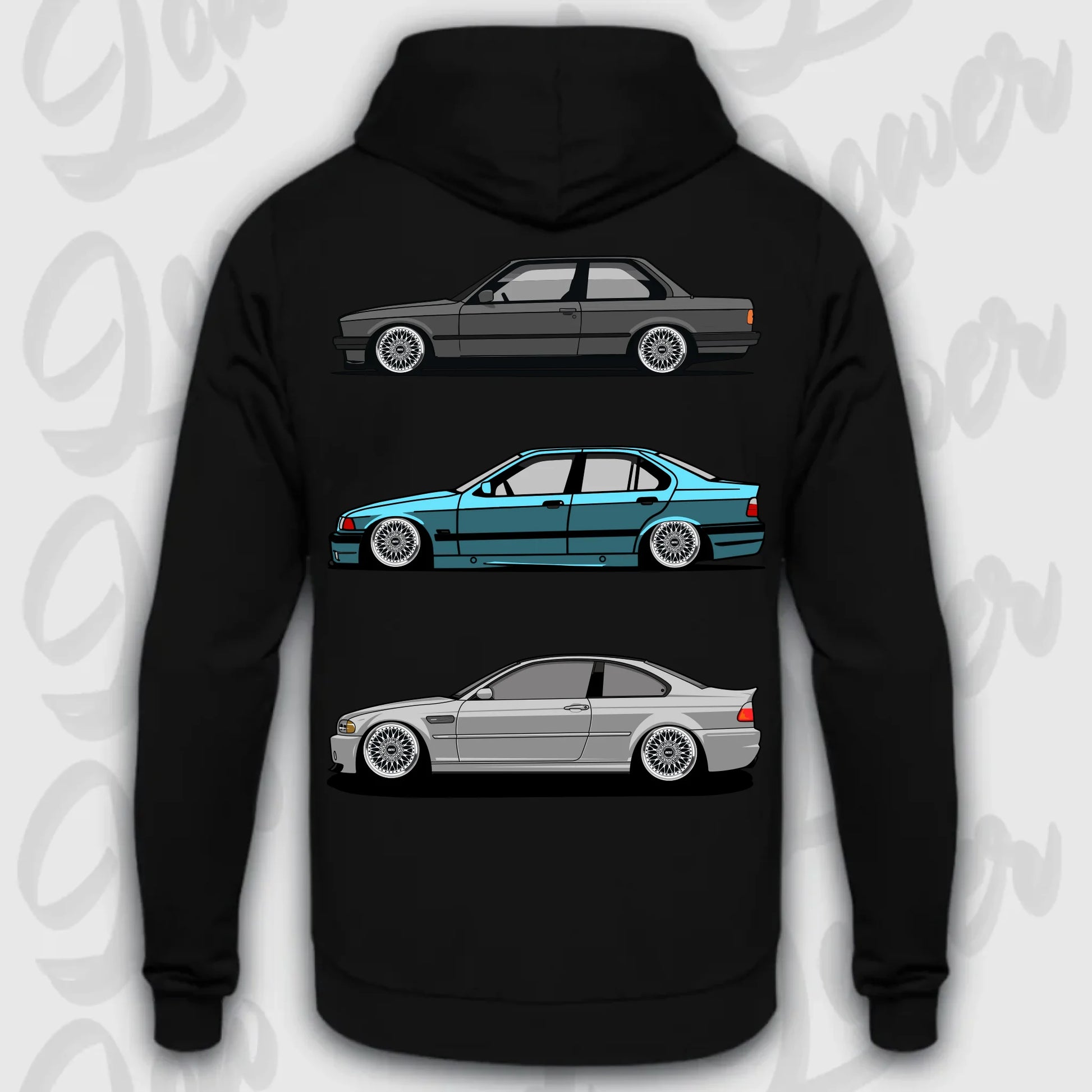 Hoodie E30 - E46 - personalisierbar Standard Hoodie Deep-Black