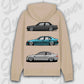 Hoodie E30 - E46 - personalisierbar Premium Hoodie Desert-Dust