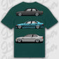 T-Shirt E30 - E46 - personalisierbar Standard T-Shirt ( Back Print ) Glazed-Green XXL