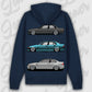 Hoodie E30 - E46 - personalisierbar Premium Hoodie French-Navy
