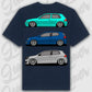 T-Shirt MK4 - MK6 - personalisierbar Standard T-Shirt ( Back Print ) French-Navy