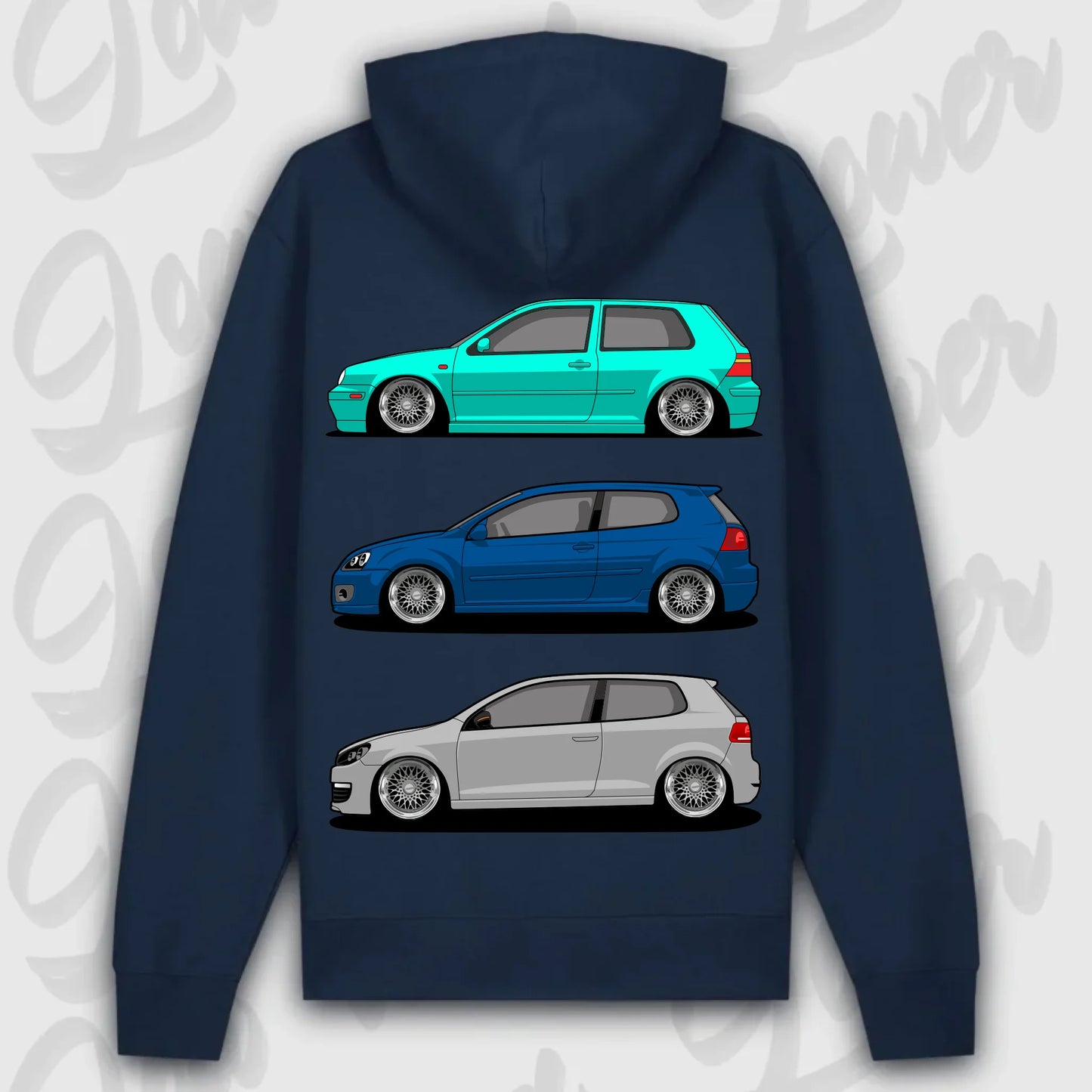 Mockup Premium Hoodie teeinblue - Shirt stand 2