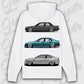 Hoodie E30 - E46 - personalisierbar Premium Hoodie White