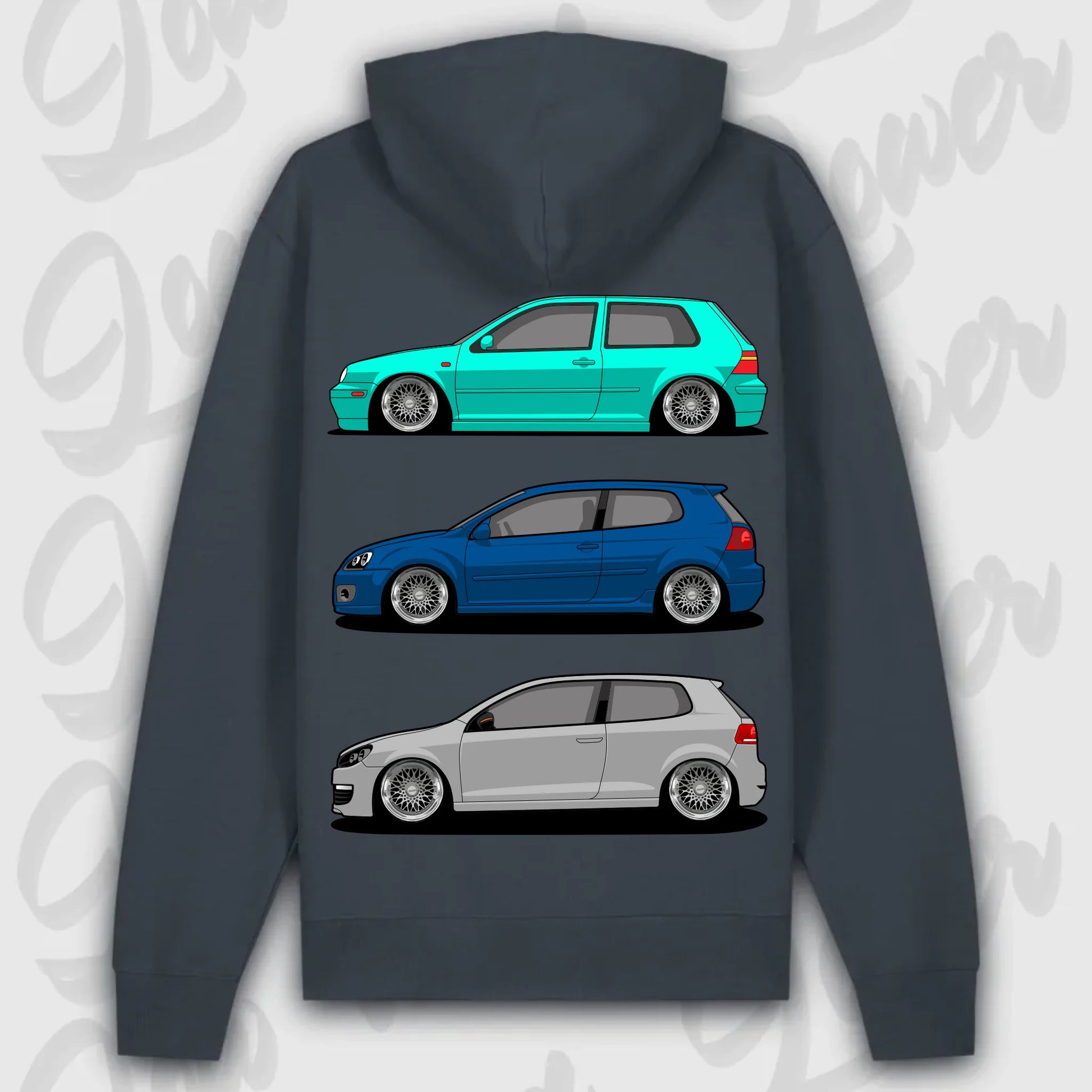 Mockup Premium Hoodie teeinblue - shirt Over 1