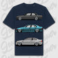 T-Shirt E30 - E46 - personalisierbar Oversized T-Shirt ( Front Print )