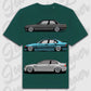 T-Shirt E30 - E46 - personalisierbar Oversized T-Shirt ( Front Print ) Glazed-Green