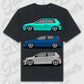 T-Shirt MK4 - MK6 - personalisierbar Oversized T-Shirt ( Front Print ) Black