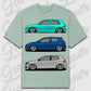 T-Shirt MK4 - MK6 - personalisierbar Oversized T-Shirt ( Front Print ) Aloe