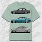 T-Shirt E30 - E46 - personalisierbar Oversized T-Shirt ( Front Print ) Aloe