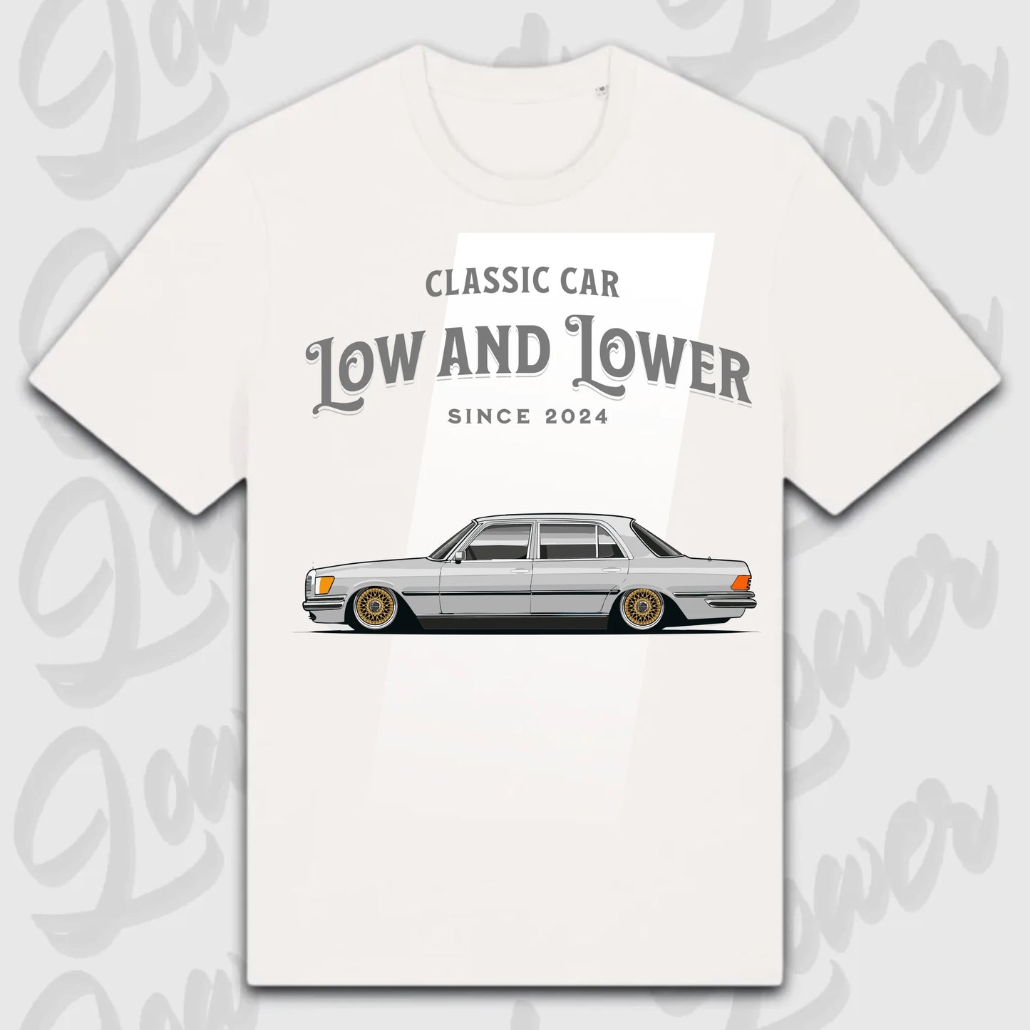 T-Shirt W116 - personalisierbar Standard T-Shirt ( Front Print ) White