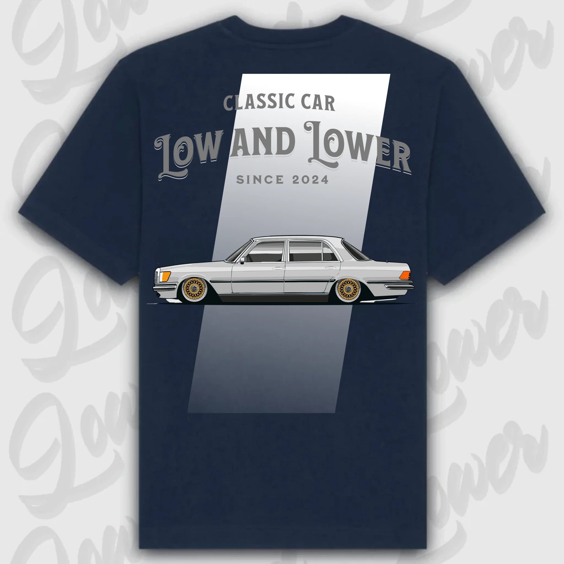 T-Shirt W116 - personalisierbar Oversized T-Shirt ( Back Print )
