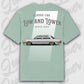T-Shirt W116 - personalisierbar Oversized T-Shirt ( Back Print ) Aloe