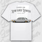T-Shirt W116 - personalisierbar Oversized T-Shirt ( Back Print ) White