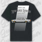 T-Shirt W116 - personalisierbar Oversized T-Shirt ( Back Print ) Black