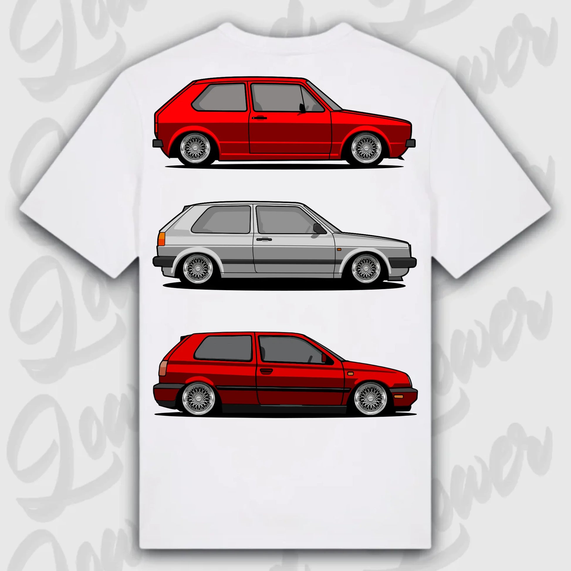 T-Shirt MK1 - MK 3 - personalisierbar Standard T-Shirt ( Back Print ) White