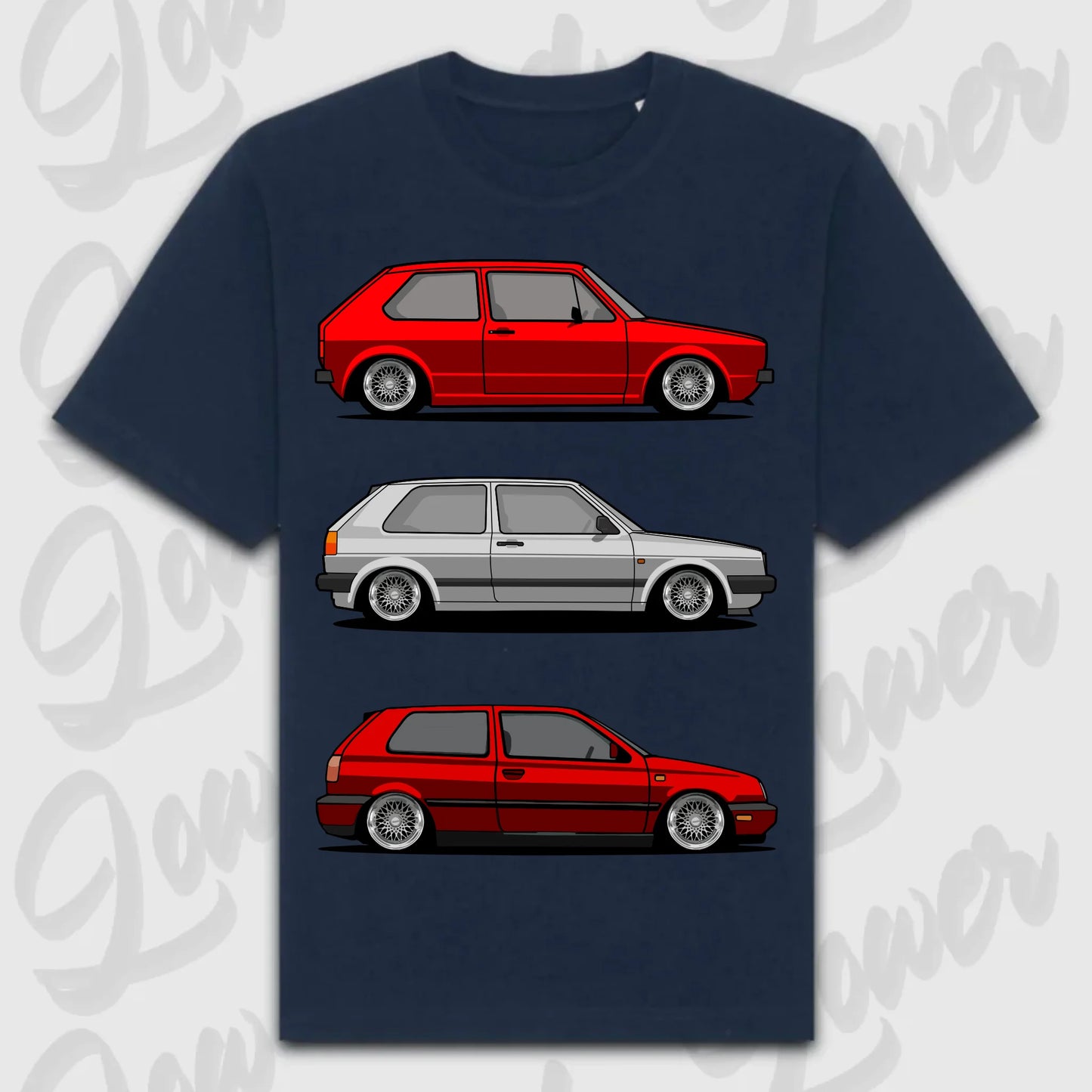 T-Shirt MK1 - MK 3 - personalisierbar Oversized T-Shirt ( Front Print )