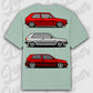 T-Shirt MK1 - MK 3 - personalisierbar Oversized T-Shirt ( Back Print ) Aloe