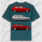 T-Shirt MK1 - MK 3 - personalisierbar Oversized T-Shirt ( Back Print ) Glazed-Green