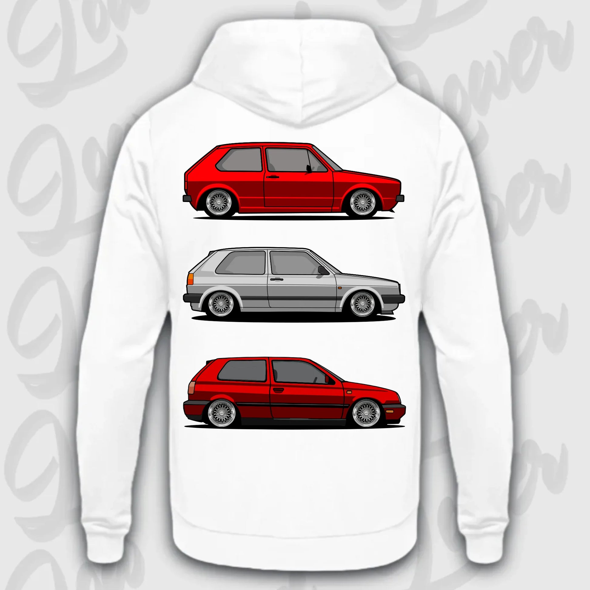 Hoodie MK1 - MK3 - personalisierbar Standard Hoodie Arctic-White