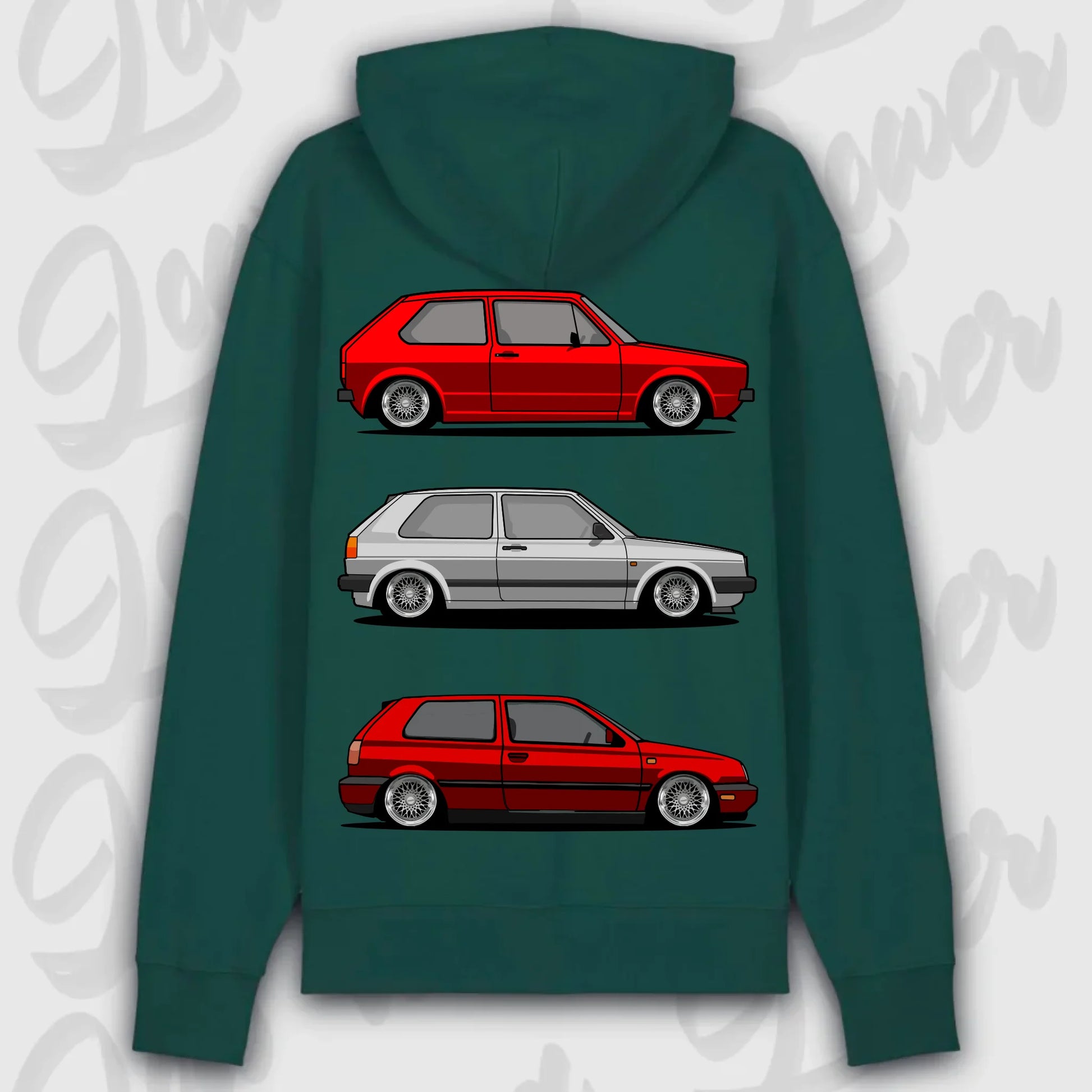 Hoodie MK1 - MK3 - personalisierbar Premium Hoodie Glazed-Green