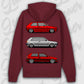 Hoodie MK1 - MK3 - personalisierbar Premium Hoodie Burgundy