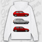 Hoodie MK1 - MK3 - personalisierbar Premium Hoodie White
