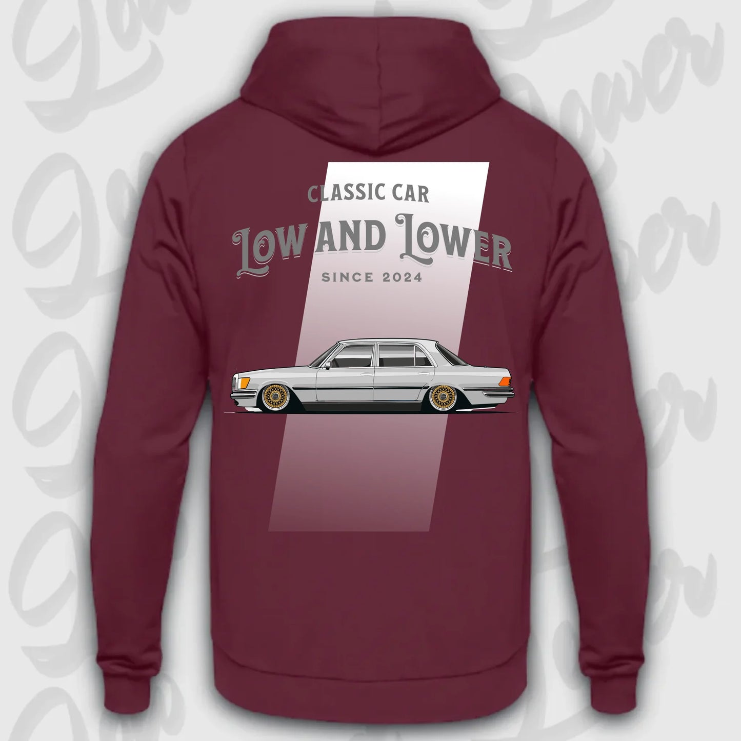 Hoodie W116 - personalisierbar Standard Hoodie Burgundy
