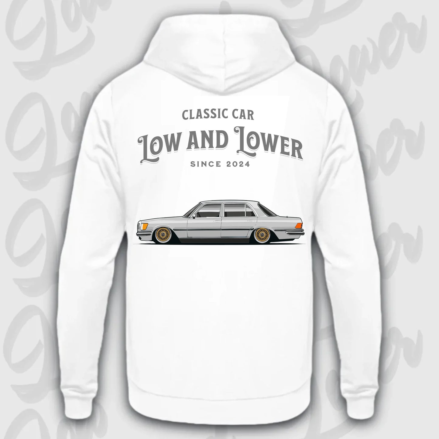 Hoodie W116 - personalisierbar Standard Hoodie Arctic-White
