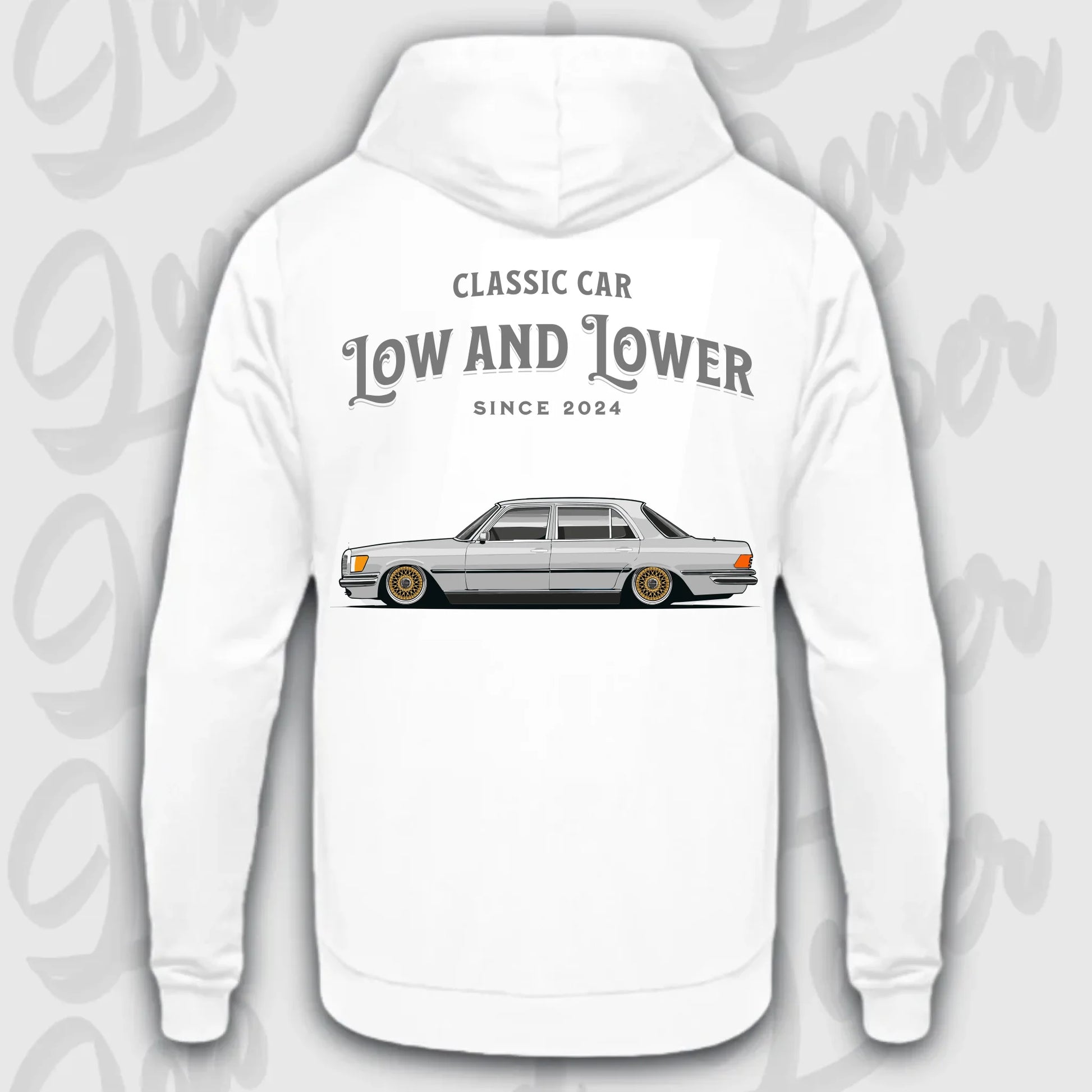 Hoodie W116 - personalisierbar Standard Hoodie Arctic-White