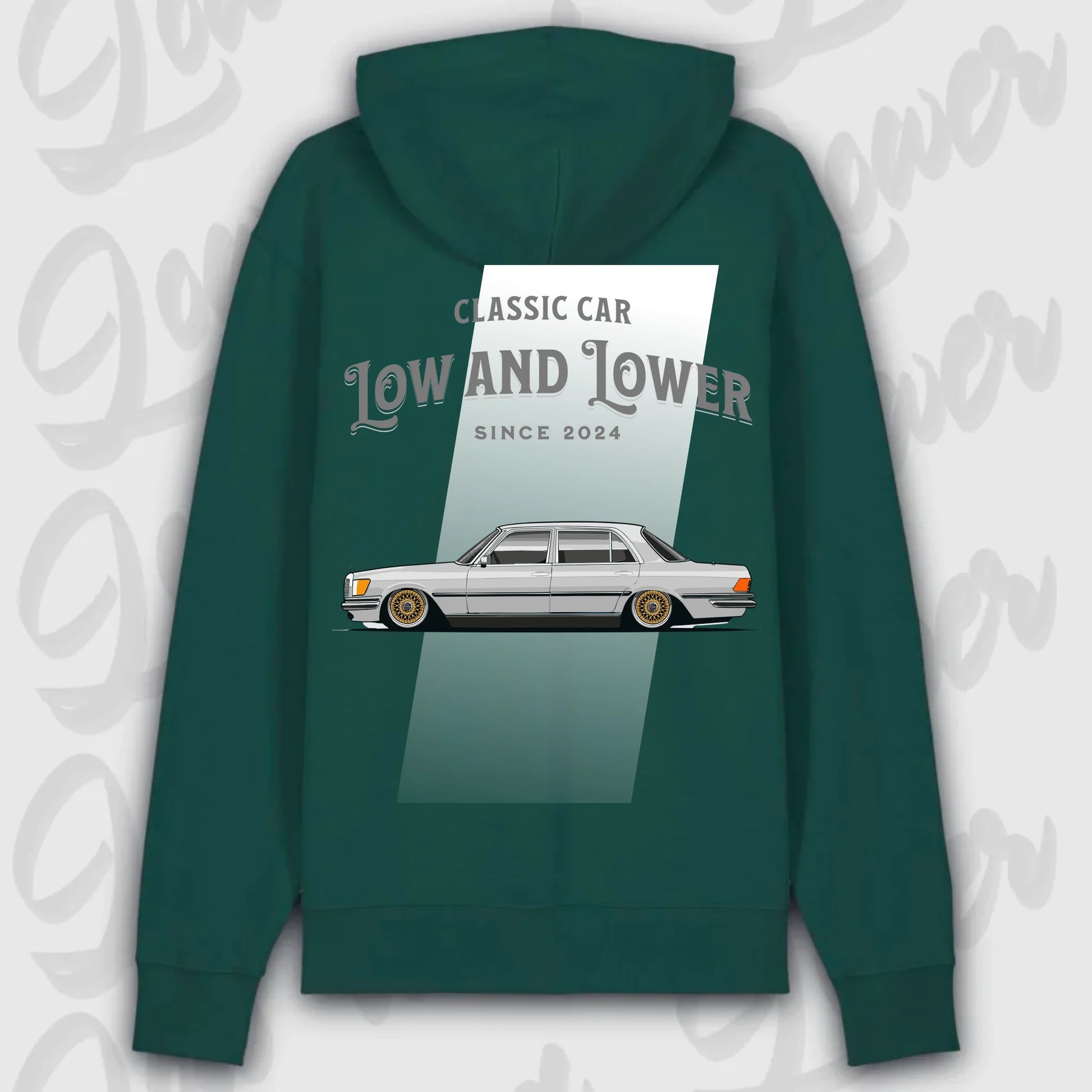 Hoodie W116 - personalisierbar Premium Hoodie Glazed-Green