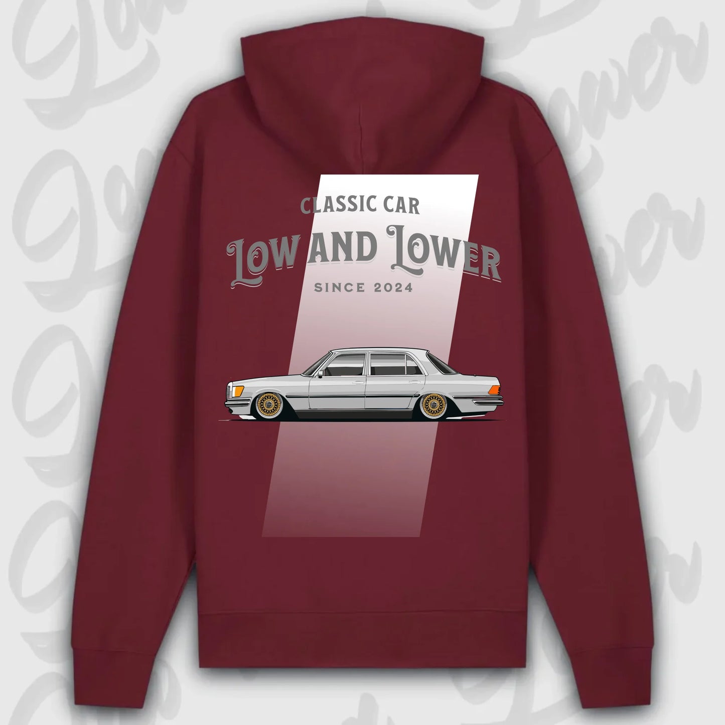 Hoodie W116 - personalisierbar Premium Hoodie Burgundy