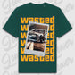 T-Shirt your Car Wasted Oversized T-Shirt ( Front Print ) Glazed-Green