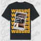 T-Shirt your Car Wasted Oversized T-Shirt ( Front Print ) Black