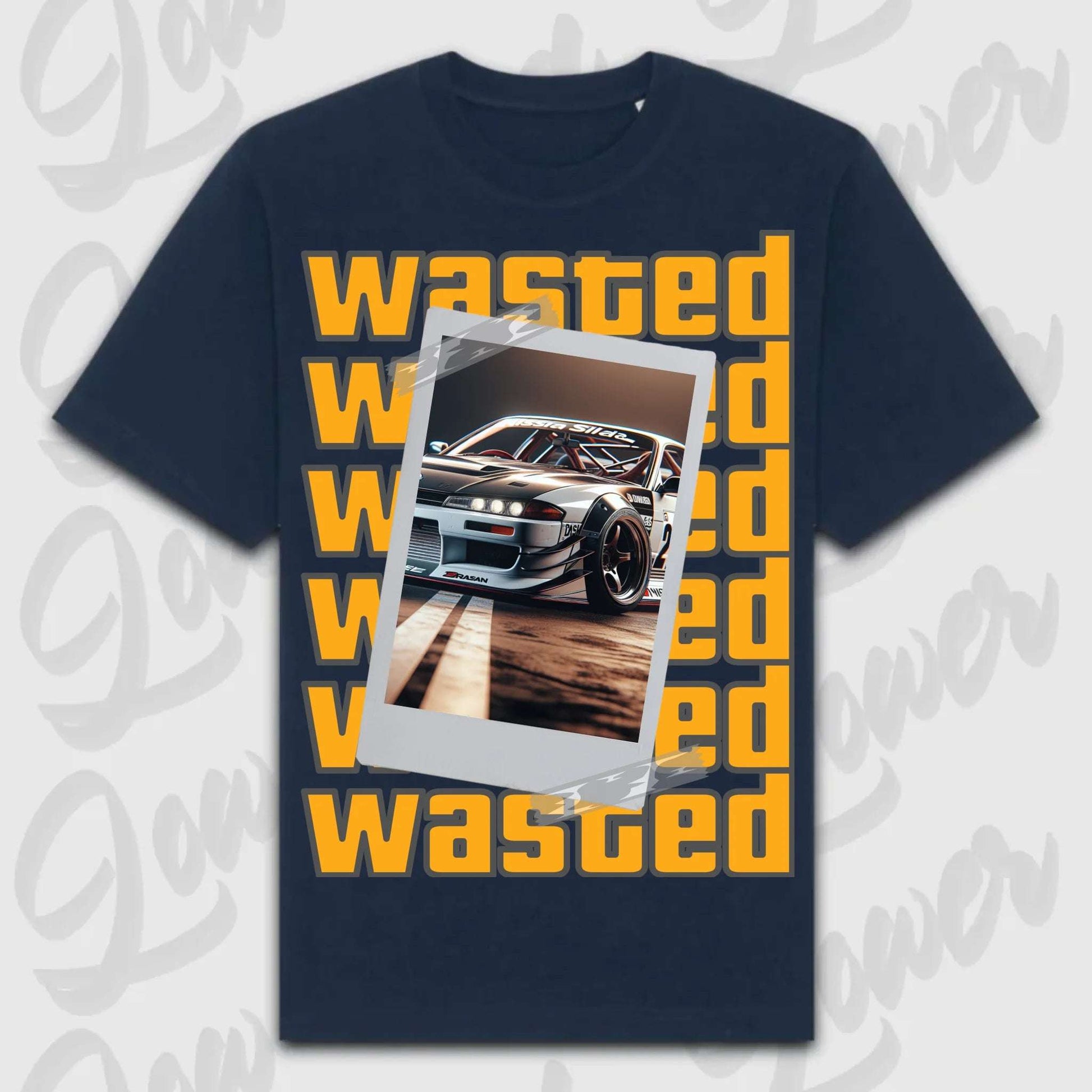 T-Shirt your Car Wasted Oversized T-Shirt ( Front Print )