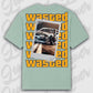 T-Shirt your Car Wasted Oversized T-Shirt ( Back Print ) Aloe