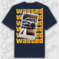 T-Shirt your Car Wasted Oversized T-Shirt ( Back Print )