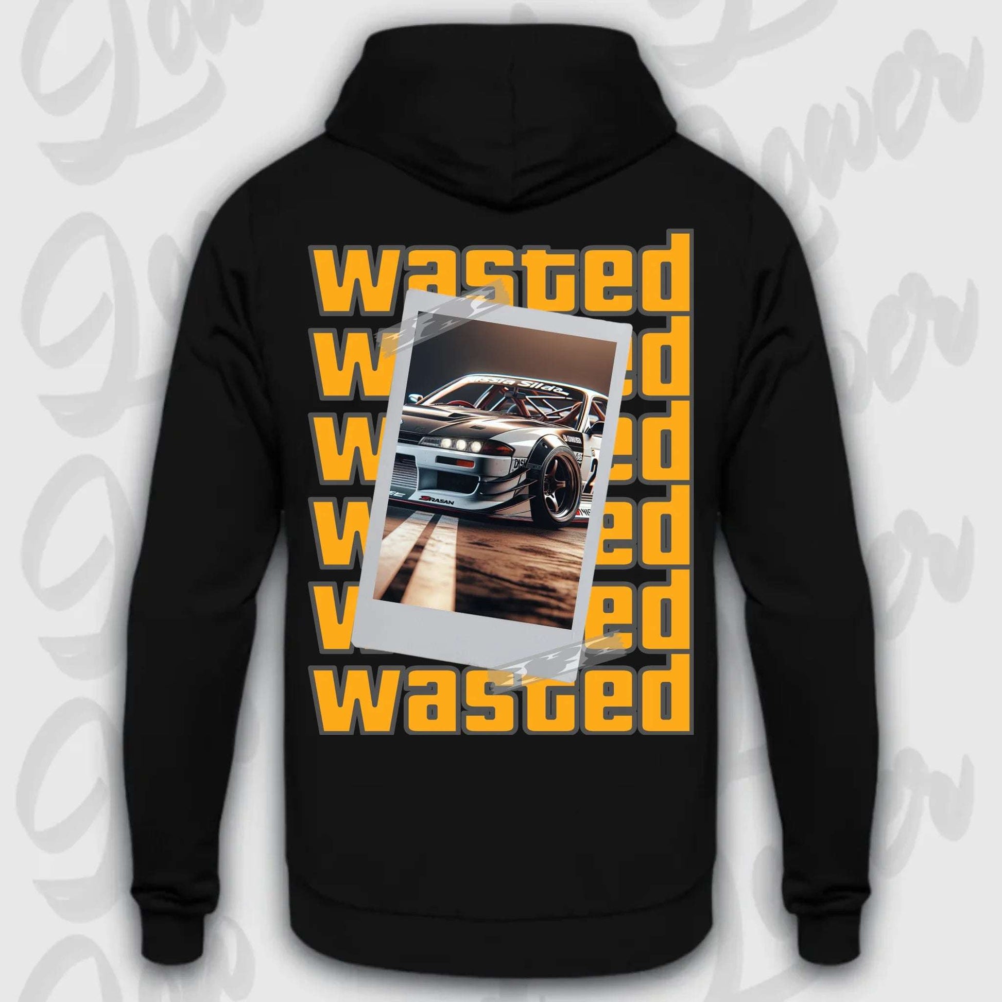 Hoodie your Car Wasted Standard Hoodie Deep-Black