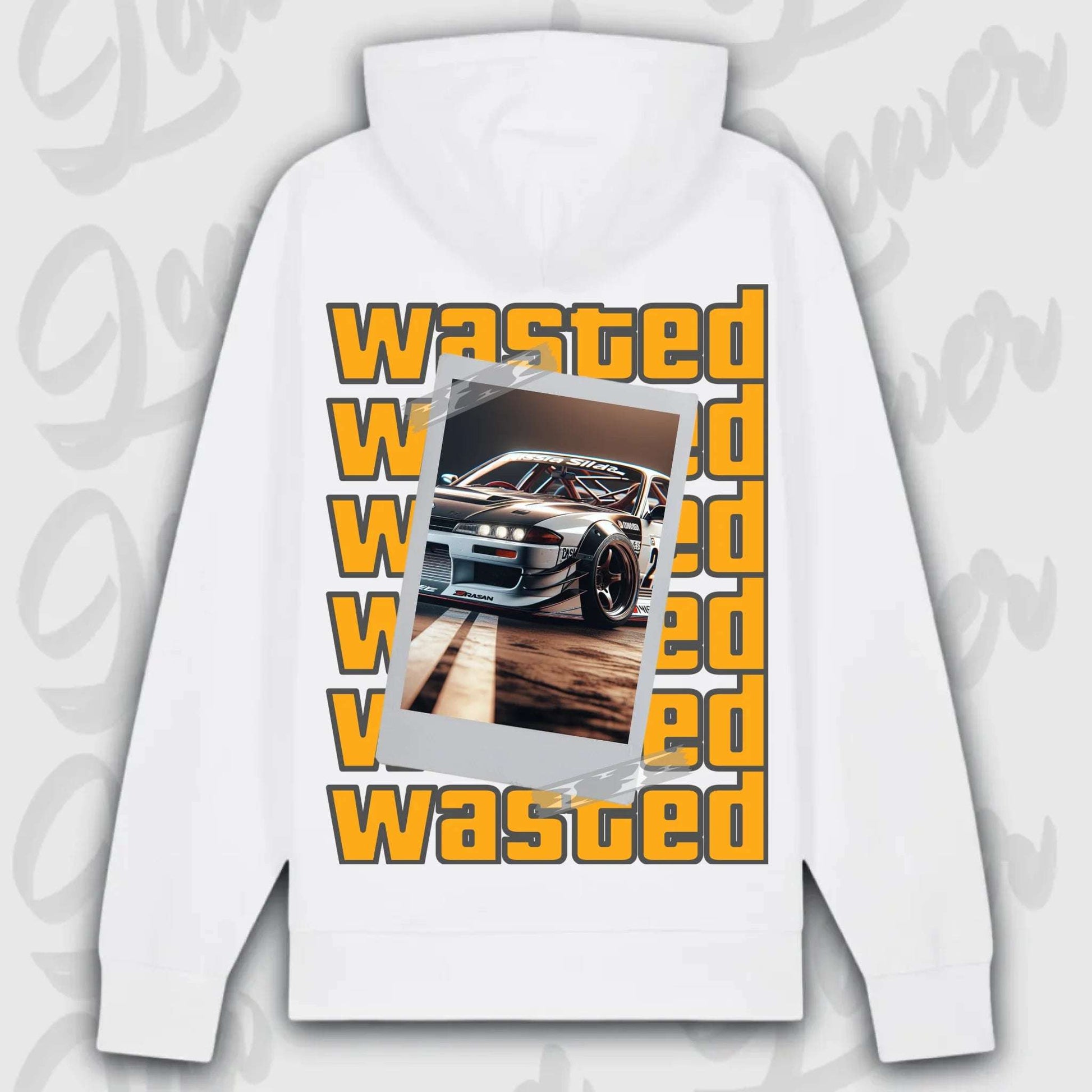 Hoodie your Car Wasted Premium Hoodie White