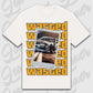 T-Shirt your Car Wasted Standard T-Shirt ( Front Print ) White