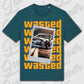 T-Shirt your Car Wasted Standard T-Shirt ( Front Print ) Glazed-Green XXL