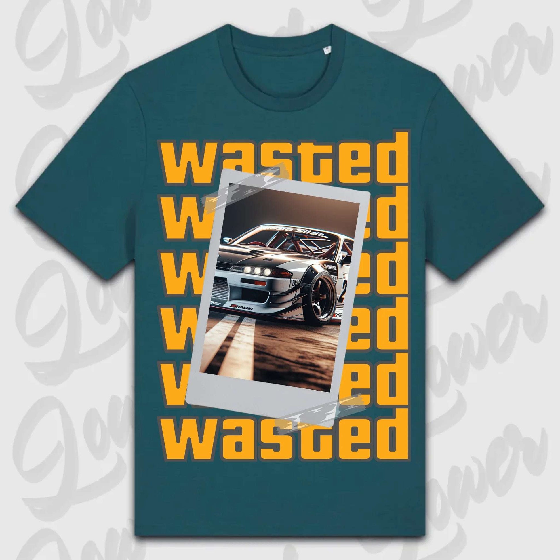 T-Shirt your Car Wasted Standard T-Shirt ( Front Print ) Glazed-Green XXL
