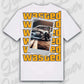 T-Shirt your Car Wasted Standard T-Shirt ( Back Print ) White